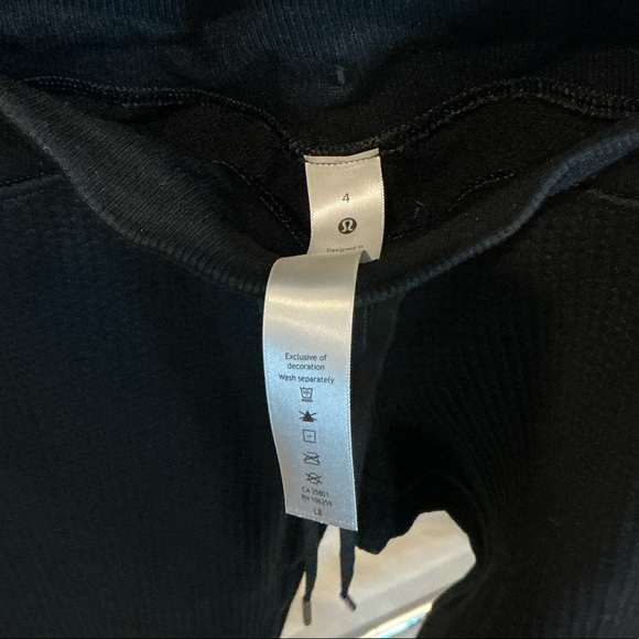 Lululemon Athletica Waffle-Knit Mid-Rise Jogger Size 4 - Picture 2 of 5